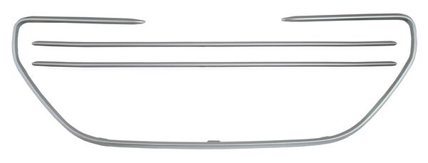 MOLDURA PARRILLA PEUGEOT 301 13-17 PLATA 3 PZAS BBB3