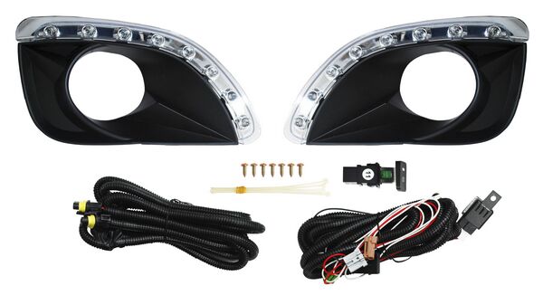 FARO NIEBLA CAMRY 10-11 PARRILLA C/LEDS JGO *****2