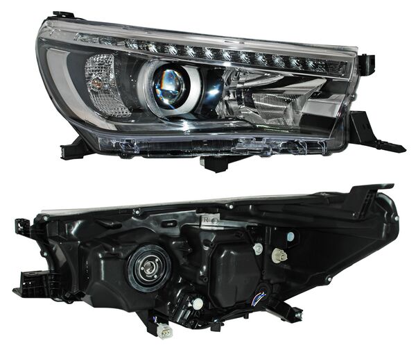 FARO HILUX 16-20 LEDS C/LUPA C/MOTOR TYC DER