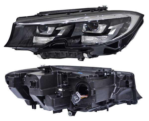 FARO BMW SERIE 3 19-22 LEDS C/MOTOR S/AFS FILO CROM TYC IZQ