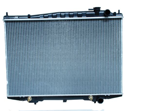 RADIADOR NISSAN PU D22 08-15/ FRONTIER/ XTERRA 00-04 AUT L4 2.4 GAS 17 2/3X 27 1/5 ALUMINIO SOLDADO JST NZL ALD72 RDC2875