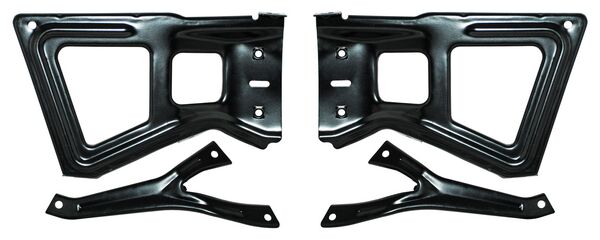 BRAZO DEFENSA TRAS DODGE PU 13-18 RAM 1500/2500/3500 JUEGO 4 PZAS 892