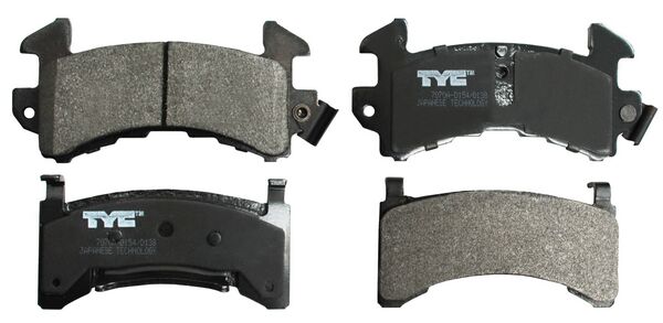 BALATA DEL BLAZER 91-96/ CHEV PU/ S10 83-87/ MALIBU 78-81 SEMIMETALICA JGO