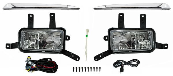 FARO NIEBLA SUBURBAN/ TAHOE 15-17 C/MOLD CROMADA JGO 352