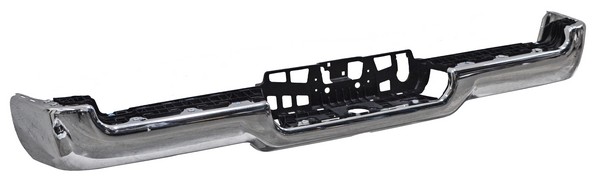 DEFENSA TRAS DODGE PU 19-24 CROMADA S/HULES S/HOYO P/SENS G15 NZL