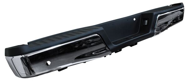 DEFENSA TRAS FORD PU 15-20 F-150 15-20 CROMADA COMPLETA C/HOYO P/SENS MTP Q10