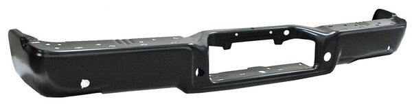 DEFENSA TRAS FORD SUPER DUTY 04-08 NEGRA C/HOYO P/SENS *****2