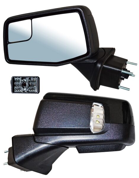 ESPEJO CHEV PU 1500 SILVERADO 19-22 ELECT P/PINT C/DESEMP C/PUNTO CIEGO C/DIRECC C/LUZ INF C/MEM AUTOABATIBLE 15 PINES IZQ