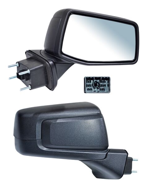 ESPEJO CHEV PU 1500 SILVERADO 19-23 MANUAL POROSO C/SENS TEMP 2 PINES DER