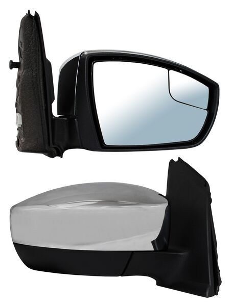 ESPEJO ESCAPE 13-16 ELECT CROMADO C/PUNTO CIEGO C/DESEMP 5 PINES BBBB DER