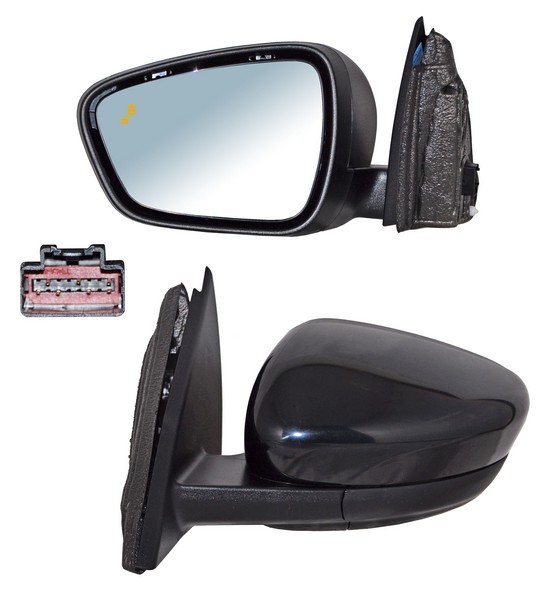 ESPEJO ESCAPE 20-24 ELECT P/PINT C/SENS PUNTO CIEGO C/DESEMP 7 PINES IZQ