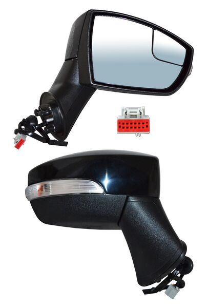 ESPEJO ECOSPORT 18-21 ELECT P/PINT C/PUNTO CIEGO C/DIRECC C/DESEMP 7 PINES DER