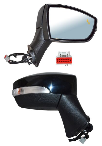 ESPEJO ECOSPORT 18-21 ELECT P/PINT C/SENSOR PUNTO CIEGO C/DIRECC C/DESEMP 9 PINES DER