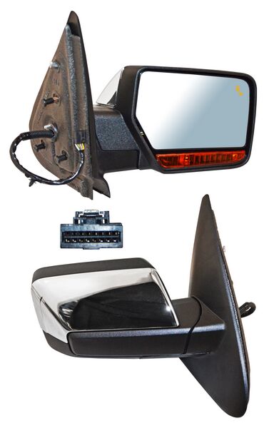 ESPEJO EXPEDITION 07-17 ELECT CROM C/LUZ INF C/DIRECC AUTOABATIBLE C/SENSOR PUNTO CIEGO C/MEM C/DESEMP 15 PINES BBBB. DER