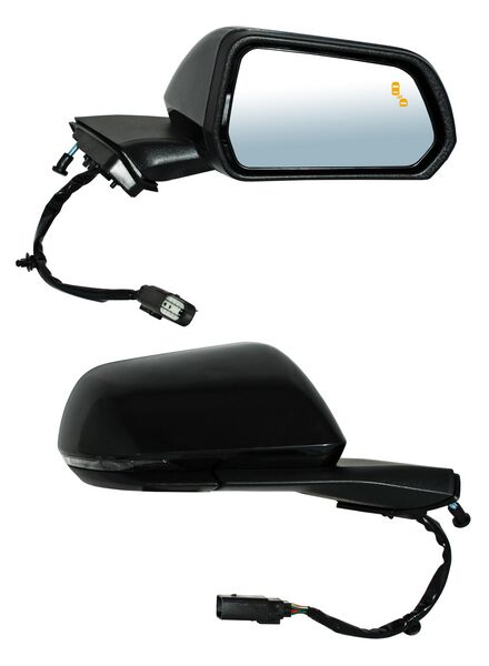 ESPEJO MUSTANG COUPE / CONVERTIBLE 15-23 ELECT P/PINT C/MEM C/LUZ INF C/DIRECC C/DESEMP C/SENS PUNTO CIEGO MTP 12 PINES DER