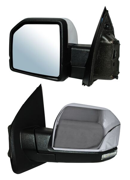 ESPEJO FORD PU / F150 15-20 ELECT CROM C/LUZ INF LED C/MEM C/DIRECC C/PUNTO CIEGO C/SENS C/DESEMP AUTOABATIBLE 16 PINES IZQ