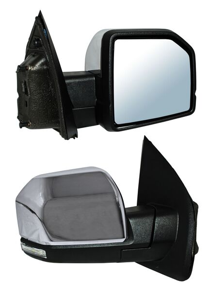 ESPEJO FORD PU / F150 15-20 ELECT CROM C/LUZ INF LED C/MEM C/DIRECC S/PUNTO CIEGO C/SENS C/DESEMP AUTOABATIBLE 16 PINES DER