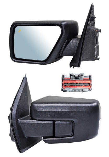 ESPEJO FORD PU 21-24 F150 ELECT POROSO C/DIRECC C/DESEMP C/LUZ INF C/SENS PUNTO CIEGO 11 PINES IZQ CMA1024