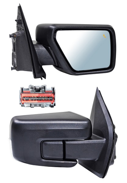 ESPEJO FORD PU 21-24 F150 ELECT POROSO C/DIRECC C/DESEMP C/LUZ INF C/SENS PUNTO CIEGO C/SENS TEMP 11 PINES DER