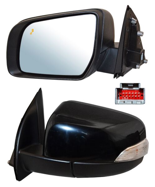 ESPEJO RANGER 17-23 ELECT P/PINT C/SENSOR PUNTO CIEGO C/LUZ INF AUTOABATIBLE C/DESEMP IZQ