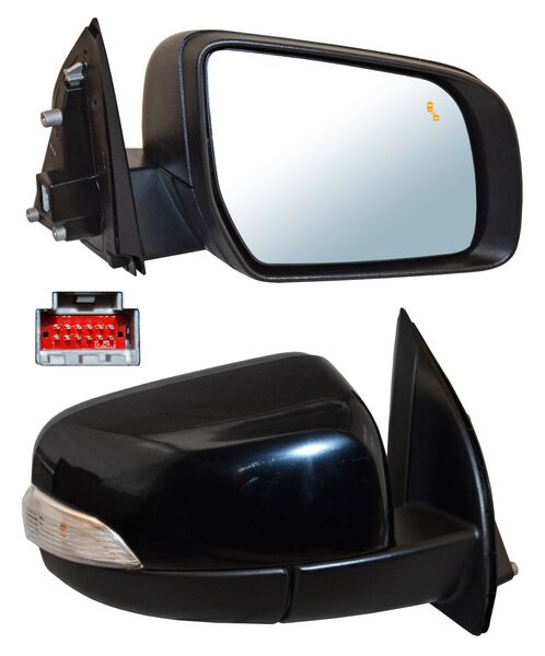 ESPEJO RANGER 17-23 ELECT P/PINT C/SENSOR PUNTO CIEGO C/LUZ INF AUTOABATIBLE C/DESEMP DER