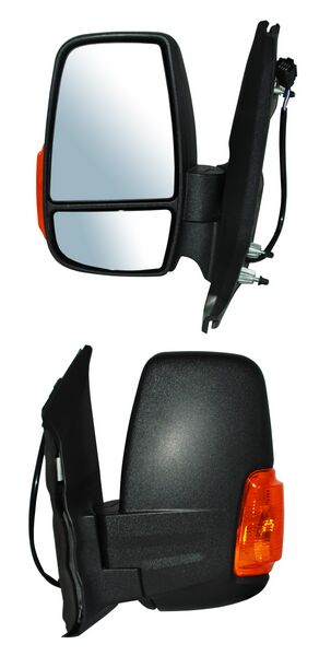 ESPEJO TRANSIT 15-17 ELECT C/DESEMP C/DIRECC AMBAR POROSO AUTOABATIBLE 8 PINES BBBB. IZQ