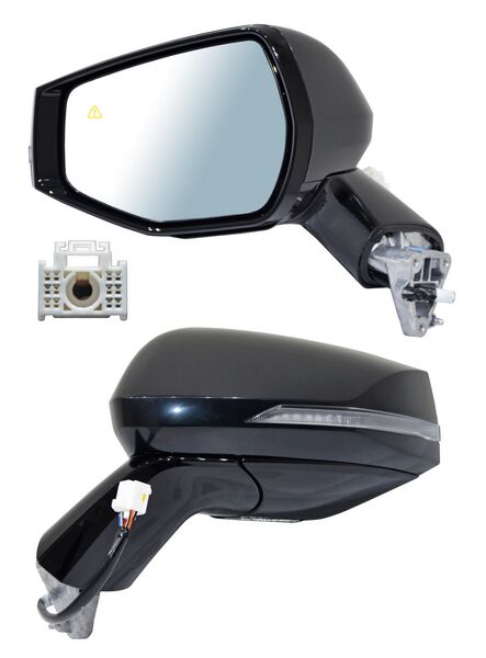 ESPEJO SPORTAGE 23-25 ELECTRICO P/PINT BASE NEGRA C/DESEMP C/DIRECC C/SENSOR PUNTO CIEGO 8 PINES IZQ