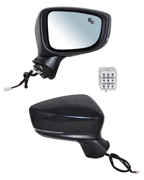 ESPEJO MAZDA 3 17-18 ELECT PINT C/DESEMP C/DIRECC C/SENS PUNTO CIEGO 7 PINES DER