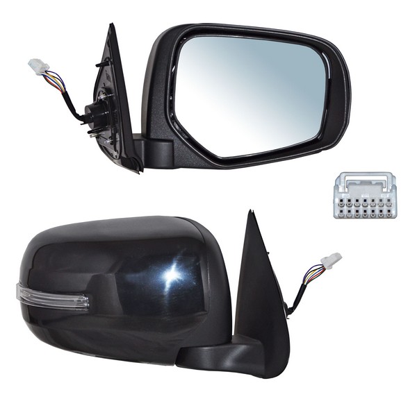 ESPEJO MITSUBISHI PU L200 16-19 ELECT P/PINT C/DIRECC AUTO ABATIBLE 7 PINES DER