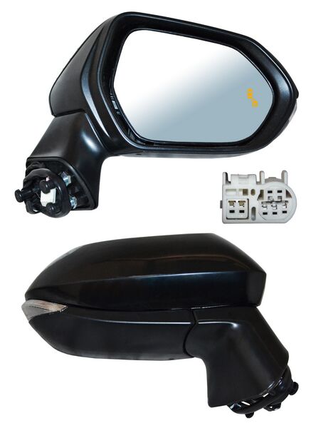 ESPEJO COROLLA 20-25 ELECT P/PINT C/DIRECC C/DESEMP C/SENSOR PUNTO CIEGO 7 PINES DER