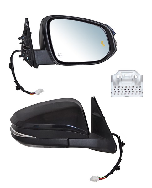 ESPEJO HIGHLANDER 17-19 ELECT C/DIRECC C/LUZ INF C/MEM C/SENS PUNTO CIEGO 12 PINES CCCC. DER