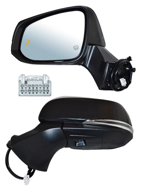ESPEJO HIGHLANDER 20-24 ELECT P/PINT C/DIRECC C/SENS PUNTO CIEGO C/DESEMP C/MEM C/LUZ INF 12 PINES IZQ
