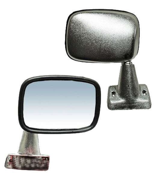 ESPEJO TOYOTA PU 84-88 S/CONT CROM C/CUELLO DER