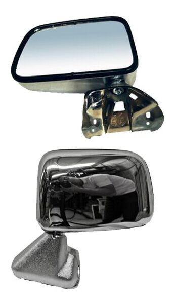 ESPEJO TOYOTA PU 84-88 S/CONT CROM IZQ