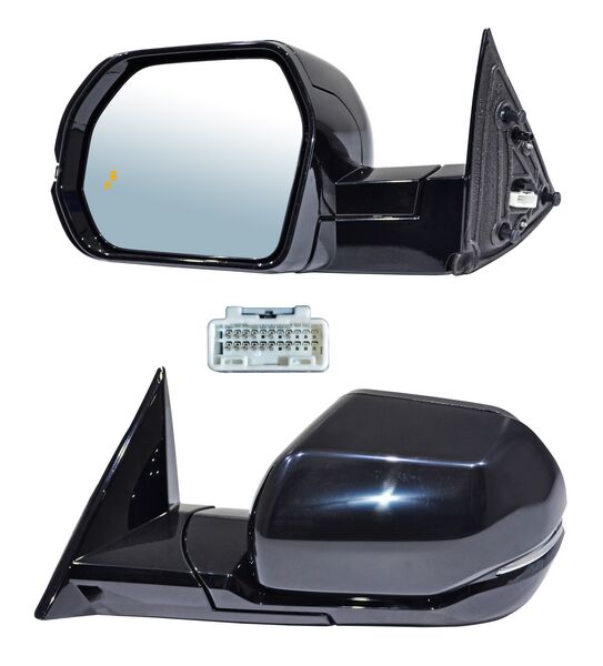 ESPEJO TUNDRA 22-25 ELECT P/PINT C/DIRECC C/SENSOR PUNTO CIEGO C/DESEMP C/MEM AUTOABATIBLE 13 PINES IZQ