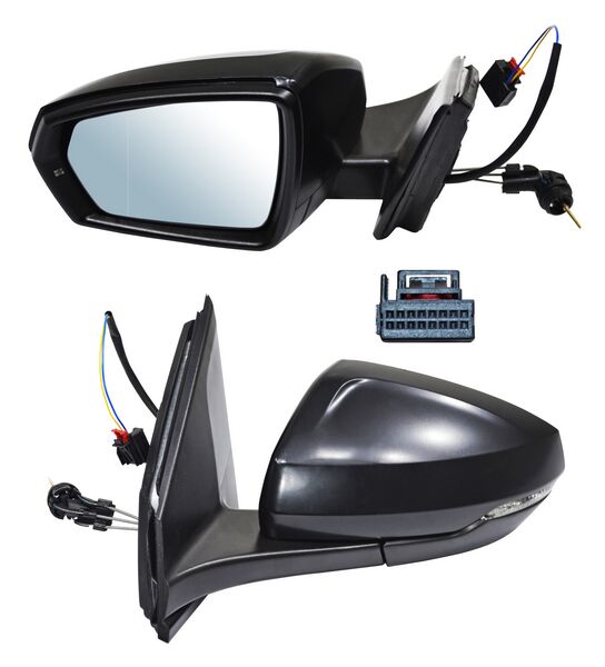 ESPEJO POLO 24-26 C/CONT P/PINT C/DIRECC 2 PINES  NZL IZQ