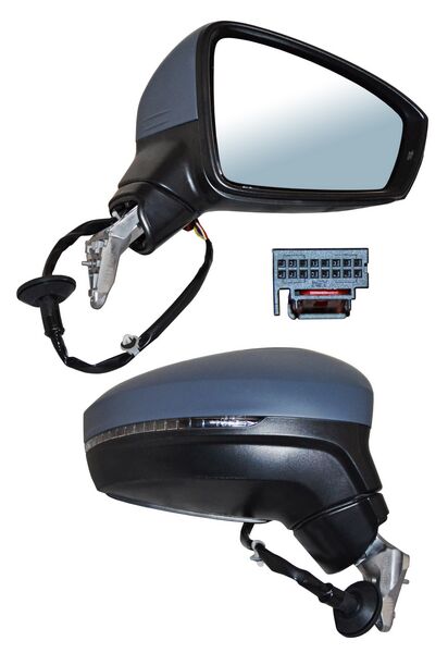 ESPEJO TIGUAN 18-24 ELECT P/PINT C/DIRECC C/DESEMP 6 PINES DER