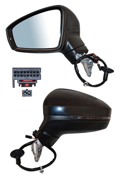 ESPEJO TIGUAN 20-22 ELECT P/PINT CON DIRECC C/DESEMP C/SENSOR PUNTO CIEGO 8 PINES IZQ