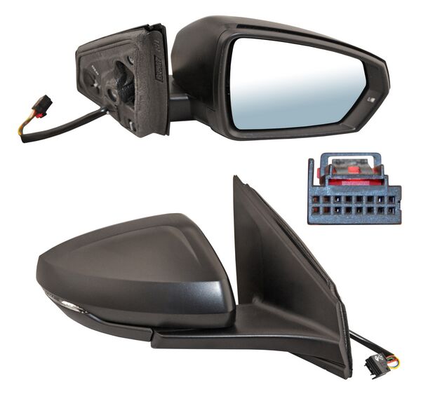 ESPEJO VIRTUS 20-22 ELECT POROSO C/DIRECC C/DESEMP 6 PINES DER