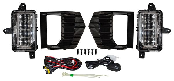 FARO NIEBLA YUKON/ DENALI 21-22 LEDS C/PARRILLA JGO 352