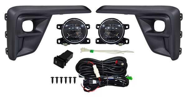 FARO NIEBLA BRV 24 LEDS C/PARRILLA JGO 352