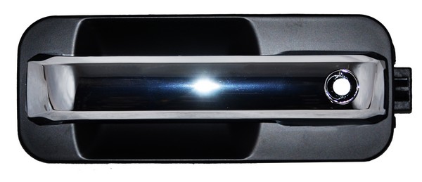 MANIJA EXT FORD PU 15-20 LOBO CROM/ NEGRA C/HOYO P/LLAVE DEL PLASTICO IZQ