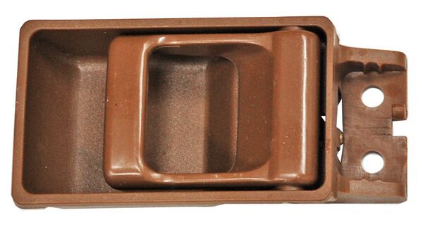 MANIJA INT NISSAN PU D21 86-08 CAFE PLASTICO LH=RH