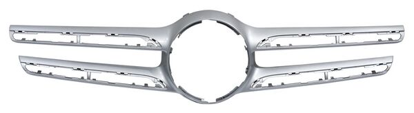 MOLDURA PARRILLA MBENZ GLC 16-19 EXT PLATA C/HOYO P/CAMARA 250829