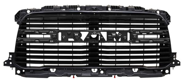 PARRILLA DODGE PU 19-24 RAM 2500/3500 NEGRA C/MOLD NEGRA LINEAS