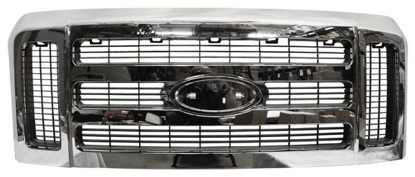 PARRILLA FORD SUPER DUTY 08-10 CROMADA S/LETRAS COMPLETA PAT USA ALD74 DMV NZL