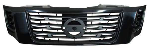 PARRILLA NISSAN PU NP300/ FRONTIER 16-20 NEGRA LISA AGT 677