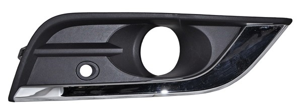 REJILLA KOLEOS 17-19 FILO CROM P/FARO NIEBLA C/HOYO P/SENS CROM DER