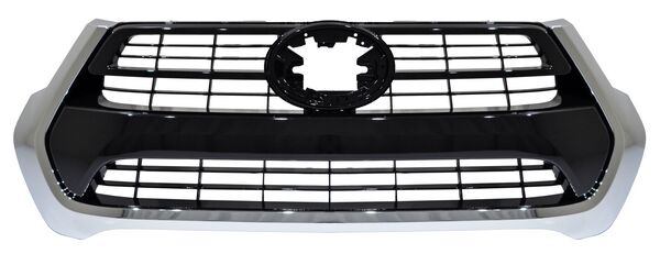 PARRILLA HILUX 21-25 C/ MOLD CROM NEGRA LISA