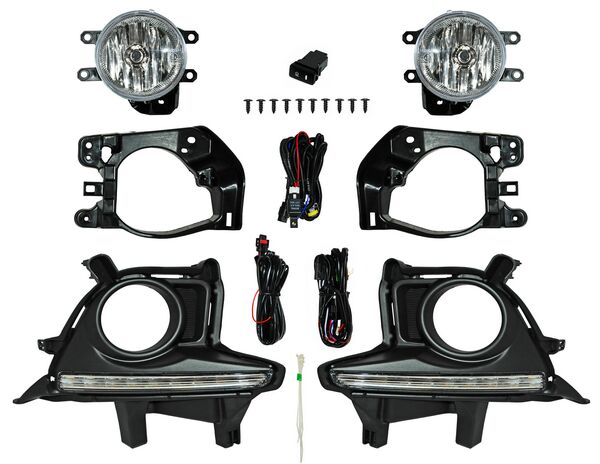 FARO NIEBLA HIGHLANDER 14-15 C/PARRILLA C/LED JGO 352 BBB2.39.9